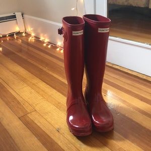 Hunter rain boots